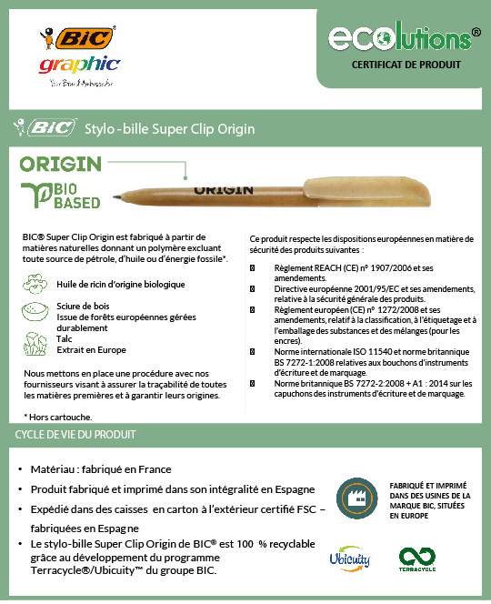 oteca origin bic